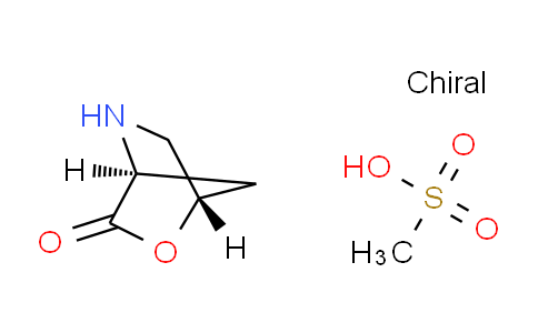 CAS No. 769167-53-5, (1S,4S)-2-Oxa-5-azabicyclo[2.2.1]heptan-3-one methanesulfonate