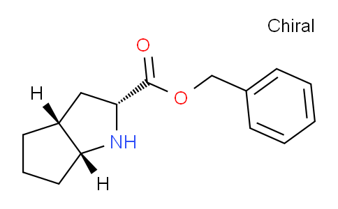 CAS No. 129101-19-5, (2R,3AR,6aR)-benzyl octahydrocyclopenta[b]pyrrole-2-carboxylate