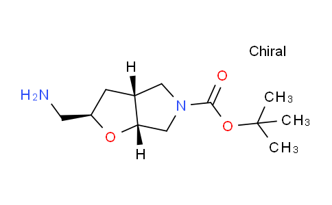 CAS No. 1932511-57-3, (2R,3AR,6aR)-tert-butyl 2-(aminomethyl)tetrahydro-2H-furo[2,3-c]pyrrole-5(3H)-carboxylate