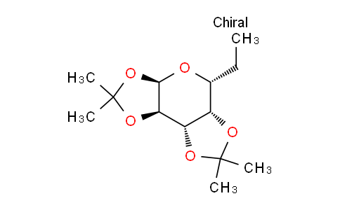 CAS No. 117475-49-7, (3AR,5R,5aS,8aS,8bR)-5-ethyl-2,2,7,7-tetramethyltetrahydro-3aH-bis([1,3]dioxolo)[4,5-b:4',5'-d]pyran