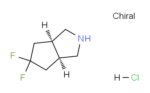 CAS No. 1956364-50-3, (3aR,6aS)-rel-5,5-Difluorooctahydrocyclopenta[c]pyrrole hydrochloride