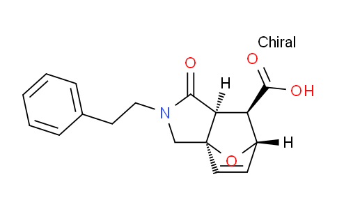 CAS No. 77960-22-6, (3aR,6S,7R,7aS)-rel-1-Oxo-2-phenethyl-1,2,3,6,7,7a-hexahydro-3a,6-epoxyisoindole-7-carboxylic acid