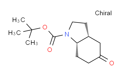 CAS No. 143268-07-9, (3aR,7aS)-rel-tert-Butyl 5-oxooctahydro-1H-indole-1-carboxylate