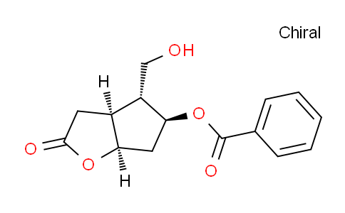 CAS No. 53275-53-9, (3AS,4R,5S,6aR)-4-(hydroxymethyl)-2-oxohexahydro-2H-cyclopenta[b]furan-5-yl benzoate
