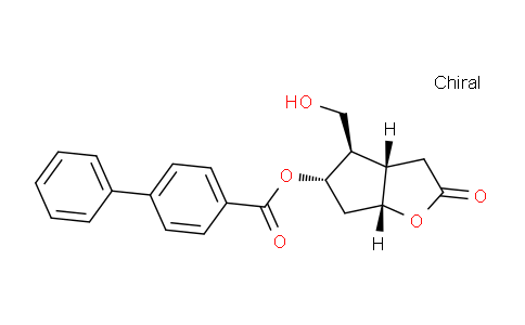 CAS No. 39265-57-1, (3aS,4R,5S,6aR)-4-(Hydroxymethyl)-2-oxohexahydro-2H-cyclopenta[b]furan-5-yl [1,1'-biphenyl]-4-carboxylate