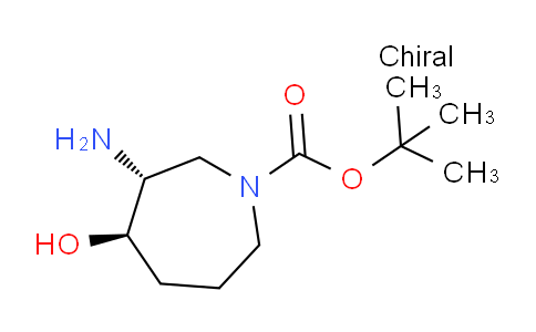 CAS No. 198419-15-7, (3R,4R)-tert-Butyl 3-amino-4-hydroxyazepane-1-carboxylate