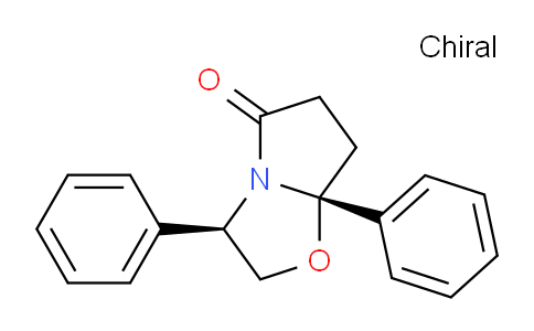CAS No. 132959-39-8, (3R,7AR)-3,7a-diphenyltetrahydropyrrolo[2,1-b]oxazol-5(6H)-one
