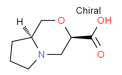 CAS No. 1821818-54-5, (3R,8aS)-Hexahydro-1H-pyrrolo[2,1-c][1,4]oxazine-3-carboxylic acid