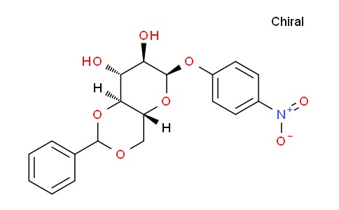 CAS No. 250674-88-5, (4AR,6R,7R,8R,8aS)-6-(4-nitrophenoxy)-2-phenylhexahydropyrano[3,2-d][1,3]dioxine-7,8-diol