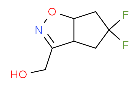 CAS No. 1823380-96-6, (5,5-Difluoro-4,5,6,6a-tetrahydro-3aH-cyclopenta[d]isoxazol-3-yl)methanol