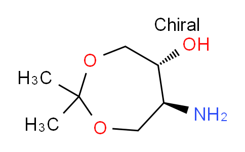 CAS No. 188923-20-8, (5R,6S)-6-Amino-2,2-dimethyl-1,3-dioxepan-5-ol
