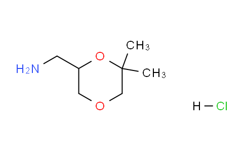CAS No. 1311254-42-8, (6,6-Dimethyl-1,4-dioxan-2-yl)methanamine hydrochloride