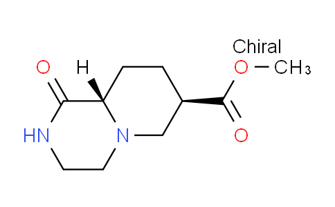 CAS No. 145033-25-6, (7R,9aS)-Methyl 1-oxooctahydro-1H-pyrido[1,2-a]pyrazine-7-carboxylate