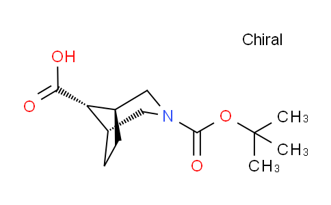 CAS No. 1290626-04-8, (8-anti)-3-(tert-Butoxycarbonyl)-3-azabicyclo[3.2.1]octane-8-carboxylic acid