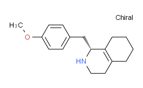CAS No. 30356-08-2, (R)-1-(4-Methoxybenzyl)-1,2,3,4,5,6,7,8-octahydroisoquinoline