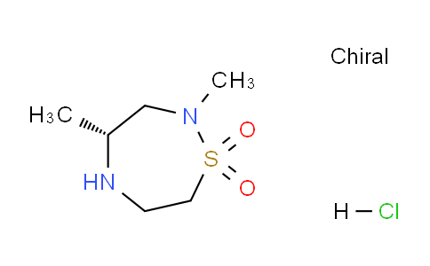 CAS No. 1956434-86-8, (R)-2,4-Dimethyl-1,2,5-thiadiazepane 1,1-dioxide hydrochloride