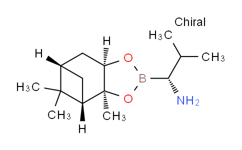 CAS No. 94242-80-5, (R)-2-Methyl-1-((3aS,4S,6S,7aR)-3a,5,5-trimethylhexahydro-4,6-methanobenzo[d][1,3,2]dioxaborol-2-yl)propan-1-amine