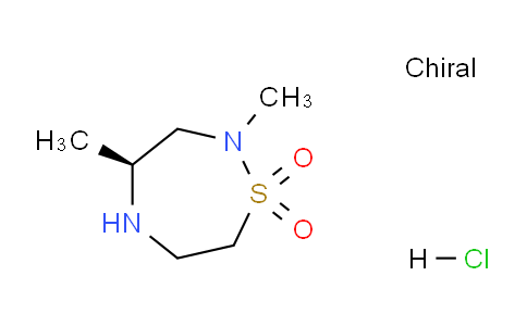 CAS No. 1956437-83-4, (S)-2,4-Dimethyl-1,2,5-thiadiazepane 1,1-dioxide hydrochloride