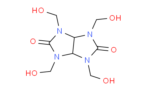 CAS No. 5395-50-6, 1,3,4,6-Tetrakis(hydroxymethyl)tetrahydroimidazo[4,5-d]imidazole-2,5(1H,3H)-dione