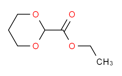 CAS No. 90392-05-5, 1,3-Dioxane-2-carboxylic acid ethyl ester