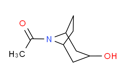 CAS No. 194784-11-7, 1-(3-Hydroxy-8-azabicyclo[3.2.1]octan-8-yl)ethanone