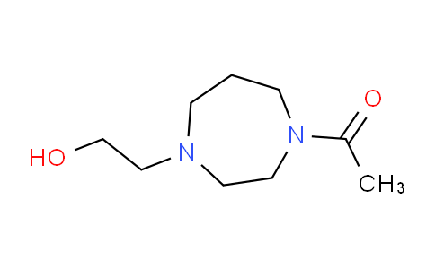 CAS No. 23207-72-9, 1-(4-(2-Hydroxyethyl)-1,4-diazepan-1-yl)ethanone