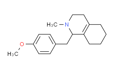 CAS No. 38969-65-2, 1-(4-Methoxybenzyl)-2-methyl-1,2,3,4,5,6,7,8-octahydroisoquinoline
