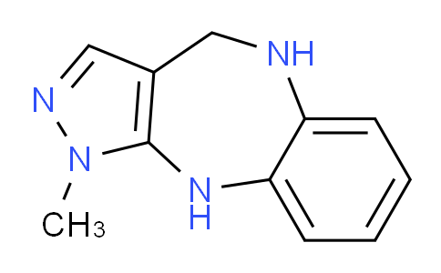 CAS No. 479234-83-8, 1-Methyl-1,4,5,10-tetrahydrobenzo[b]pyrazolo[3,4-e][1,4]diazepine