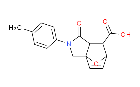 CAS No. 14261-91-7, 1-Oxo-2-(p-tolyl)-1,2,3,6,7,7a-hexahydro-3a,6-epoxyisoindole-7-carboxylic acid