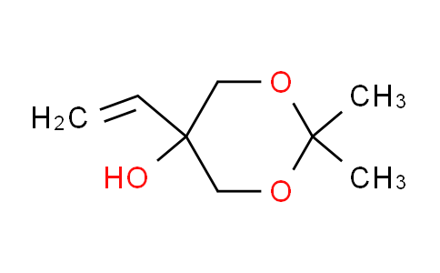 CAS No. 933791-84-5, 2,2-Dimethyl-5-vinyl-1,3-dioxan-5-ol