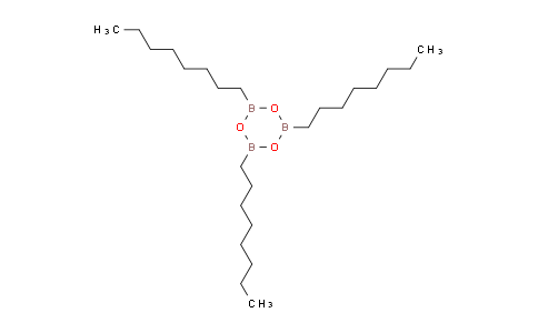 CAS No. 142169-80-0, 2,4,6-Trioctyl-1,3,5,2,4,6-trioxatriborinane