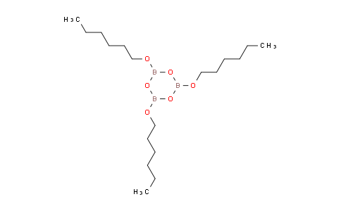 CAS No. 106525-14-8, 2,4,6-Tris(hexyloxy)-1,3,5,2,4,6-trioxatriborinane