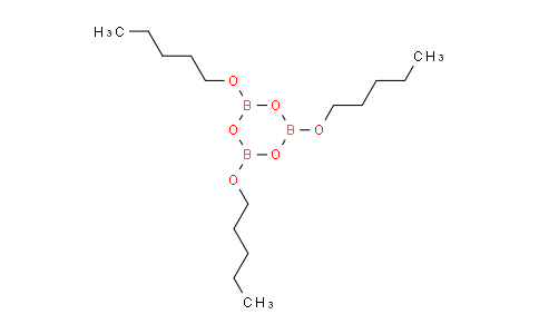 CAS No. 63329-91-9, 2,4,6-Tris(pentyloxy)-1,3,5,2,4,6-trioxatriborinane
