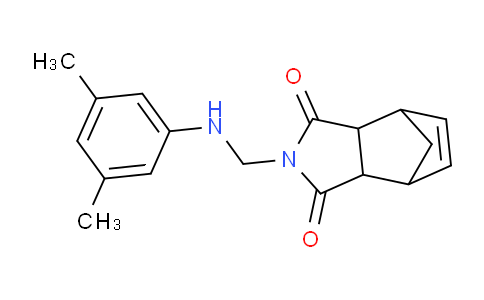 CAS No. 1241674-88-3, 2-(((3,5-Dimethylphenyl)amino)methyl)-3a,4,7,7a-tetrahydro-1H-4,7-methanoisoindole-1,3(2H)-dione