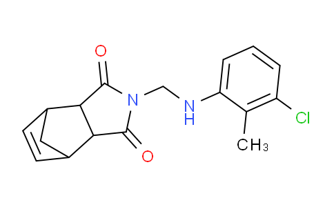 CAS No. 1241675-01-3, 2-(((3-Chloro-2-methylphenyl)amino)methyl)-3a,4,7,7a-tetrahydro-1H-4,7-methanoisoindole-1,3(2H)-dione