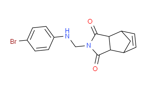 CAS No. 430432-41-0, 2-(((4-Bromophenyl)amino)methyl)-3a,4,7,7a-tetrahydro-1H-4,7-methanoisoindole-1,3(2H)-dione