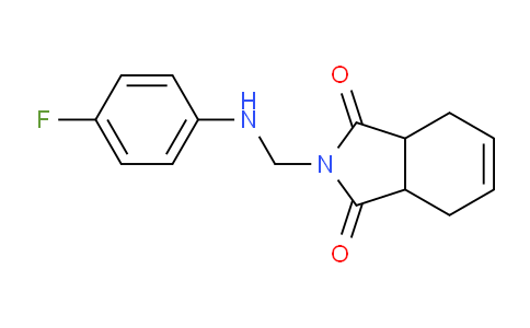 CAS No. 312612-63-8, 2-(((4-Fluorophenyl)amino)methyl)-3a,4,7,7a-tetrahydro-1H-isoindole-1,3(2H)-dione