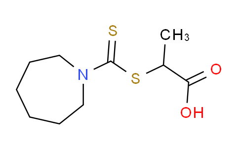 CAS No. 378210-53-8, 2-((Azepane-1-carbonothioyl)thio)propanoic acid