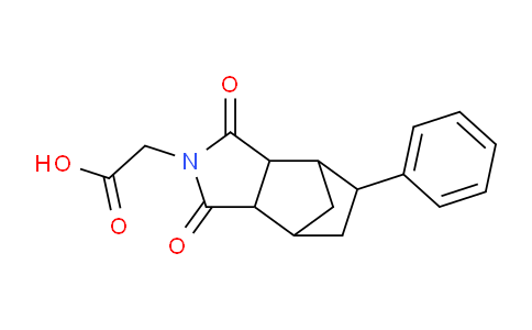 CAS No. 1218360-33-8, 2-(1,3-Dioxo-5-phenylhexahydro-1H-4,7-methanoisoindol-2(3H)-yl)acetic acid