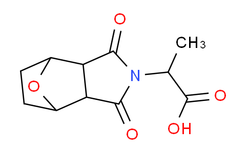 CAS No. 154902-09-7, 2-(1,3-Dioxohexahydro-1H-4,7-epoxyisoindol-2(3H)-yl)propanoic acid