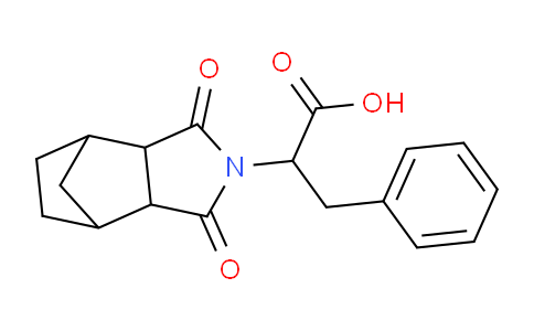 CAS No. 1008577-11-4, 2-(1,3-Dioxohexahydro-1H-4,7-methanoisoindol-2(3H)-yl)-3-phenylpropanoic acid