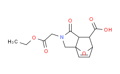 CAS No. 436811-04-0, 2-(2-Ethoxy-2-oxoethyl)-1-oxo-1,2,3,6,7,7a-hexahydro-3a,6-epoxyisoindole-7-carboxylic acid