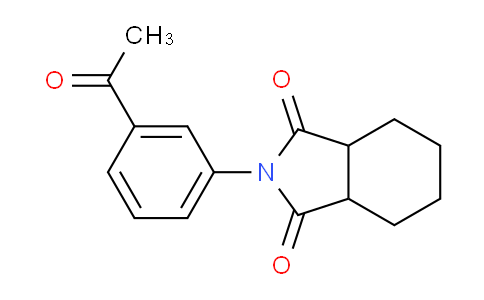 CAS No. 339021-77-1, 2-(3-Acetylphenyl)hexahydro-1H-isoindole-1,3(2H)-dione