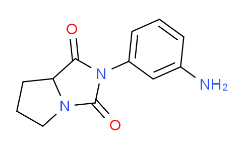 CAS No. 1219335-80-4, 2-(3-Aminophenyl)tetrahydro-1H-pyrrolo[1,2-c]imidazole-1,3(2H)-dione