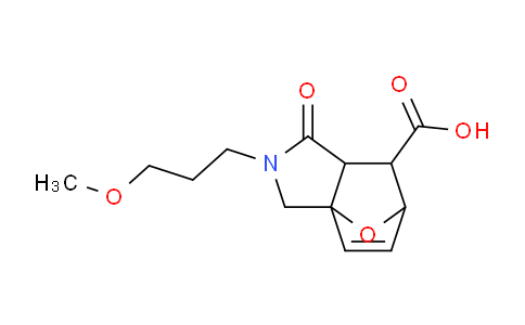 CAS No. 1164506-74-4, 2-(3-Methoxypropyl)-1-oxo-1,2,3,6,7,7a-hexahydro-3a,6-epoxyisoindole-7-carboxylic acid