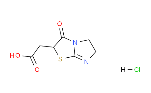CAS No. 1185300-99-5, 2-(3-Oxo-2,3,5,6-tetrahydroimidazo[2,1-b]thiazol-2-yl)acetic acid hydrochloride