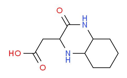 CAS No. 1033696-35-3, 2-(3-Oxodecahydroquinoxalin-2-yl)acetic acid