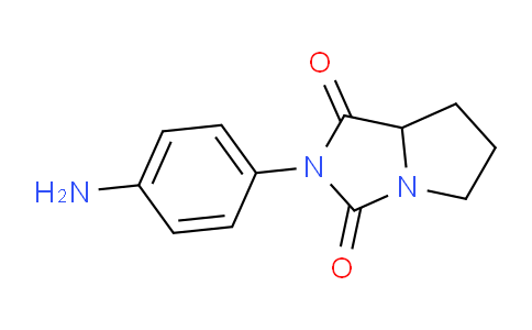 CAS No. 1284540-54-0, 2-(4-Aminophenyl)tetrahydro-1H-pyrrolo[1,2-c]imidazole-1,3(2H)-dione