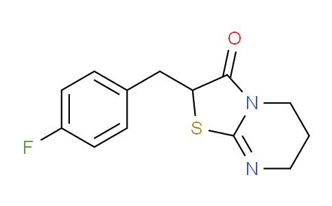 CAS No. 1049144-01-5, 2-(4-Fluorobenzyl)-6,7-dihydro-2H-thiazolo[3,2-a]pyrimidin-3(5H)-one