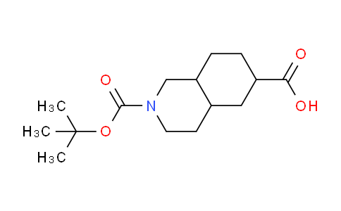 CAS No. 1246034-86-5, 2-(tert-Butoxycarbonyl)decahydroisoquinoline-6-carboxylic acid